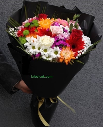 Renkli Çiçek Buketi   