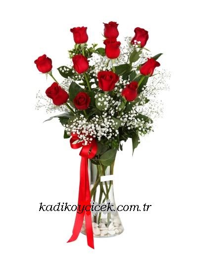 Vazoda 11 Adet Gül